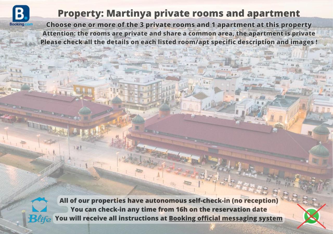 Blife Martinya House - Private Rooms And Apartments Olhão Eksteriør bilde